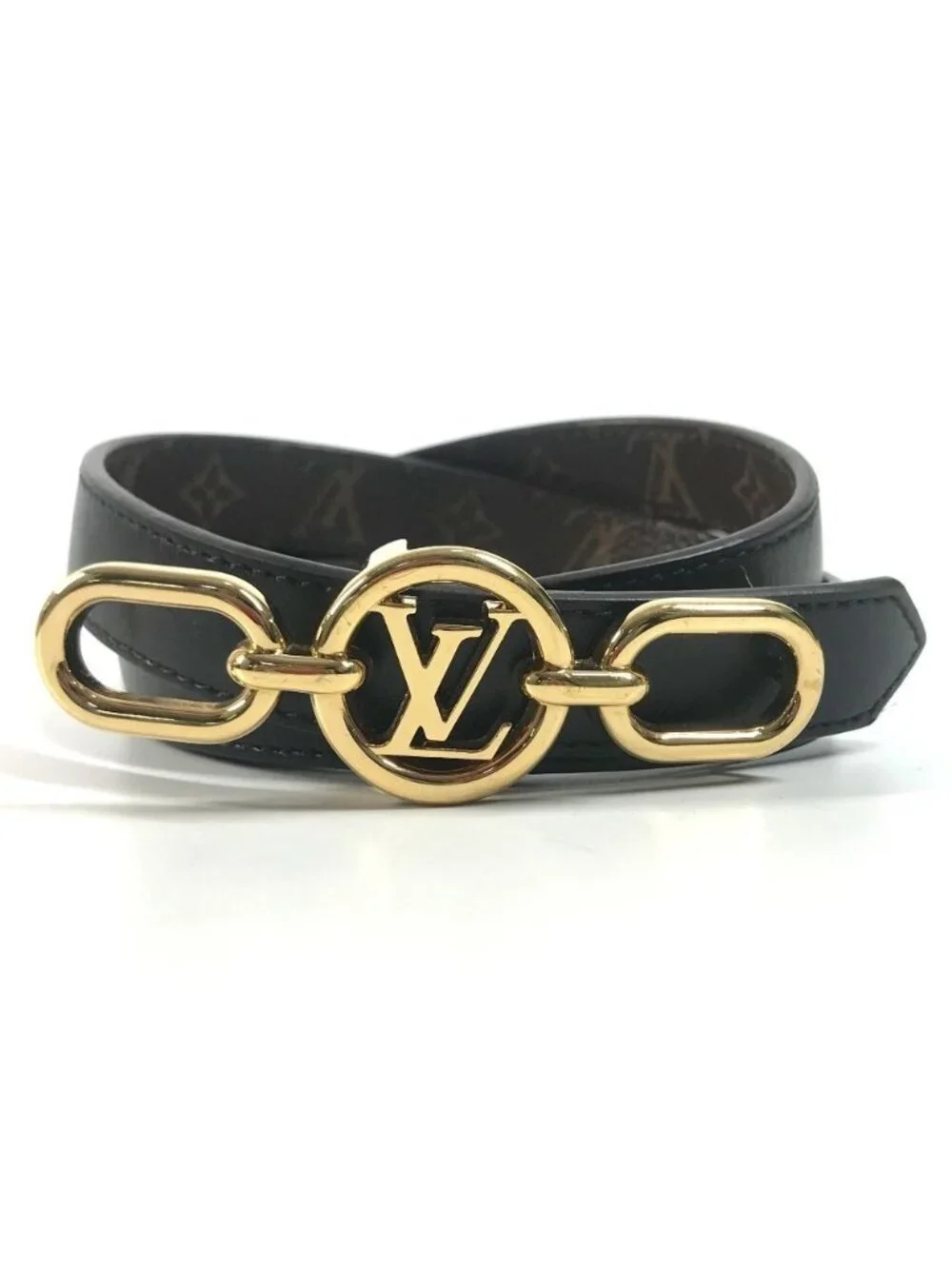 Louis Vuitton Belt LV Circle Prime 20 Reversible Monogram Canvas Brown